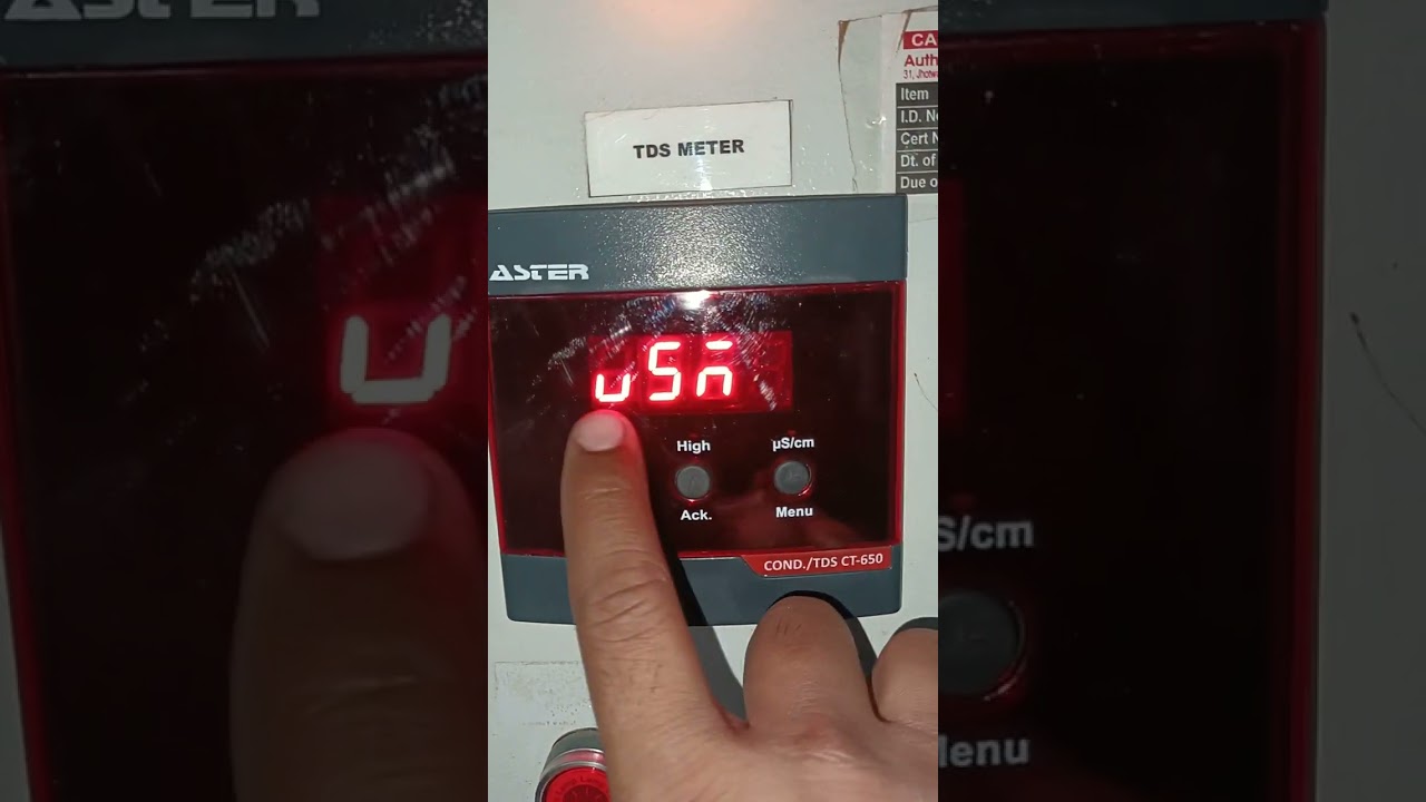 How do the Setting of Conductivity/TDS Meter  #Aster CT/TDS 650