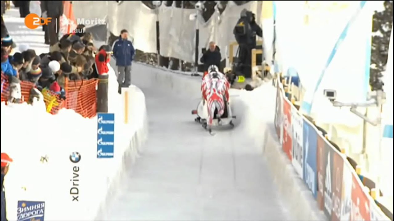 Poland 4 Man Bob Fail St. Moritz 25.01.2015