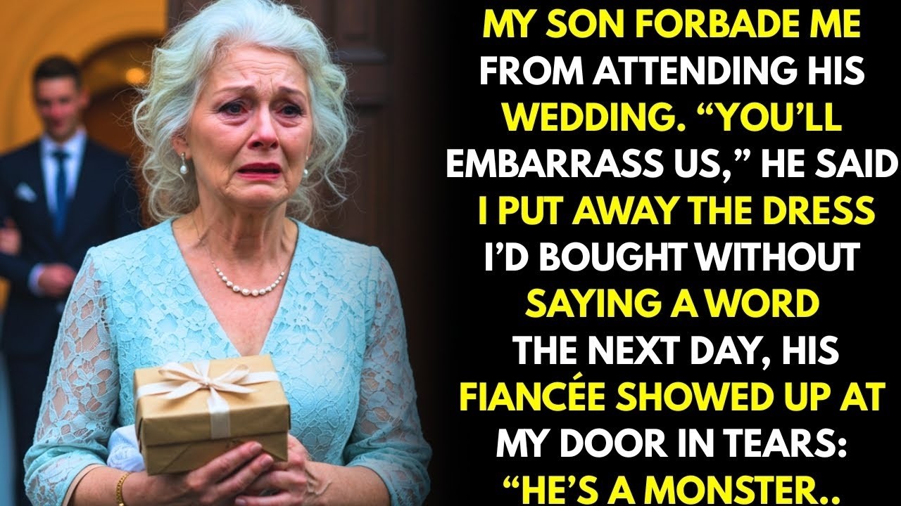 My son banned me from his wedding — but the very next day, his bride was crying in my front yard