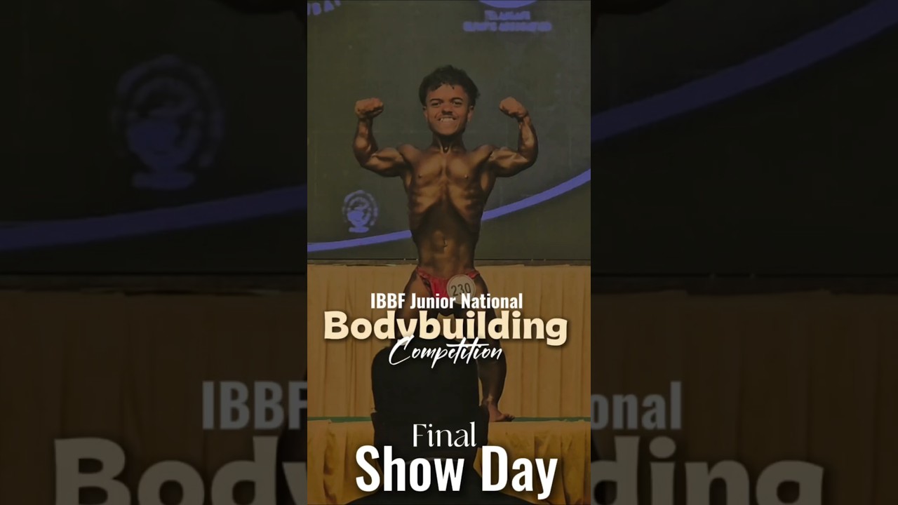 Final Show Day..🥹|IBBF Junior National Bodybuilding Competition Show..😍