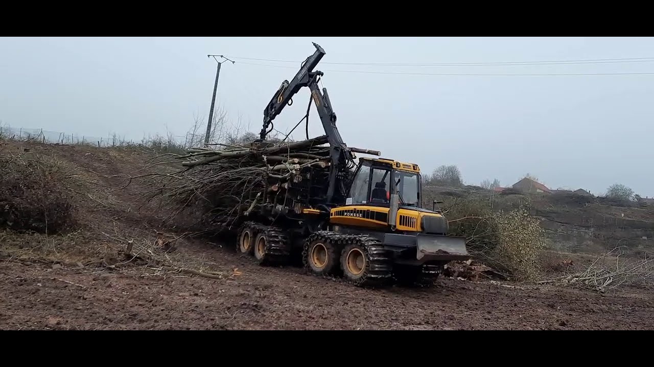 🌲SH BOIS/Forwarder PONSSE ELK/Porteur forestier/D&eacute;bardage/Bois &eacute;nergie🌲PONSSE