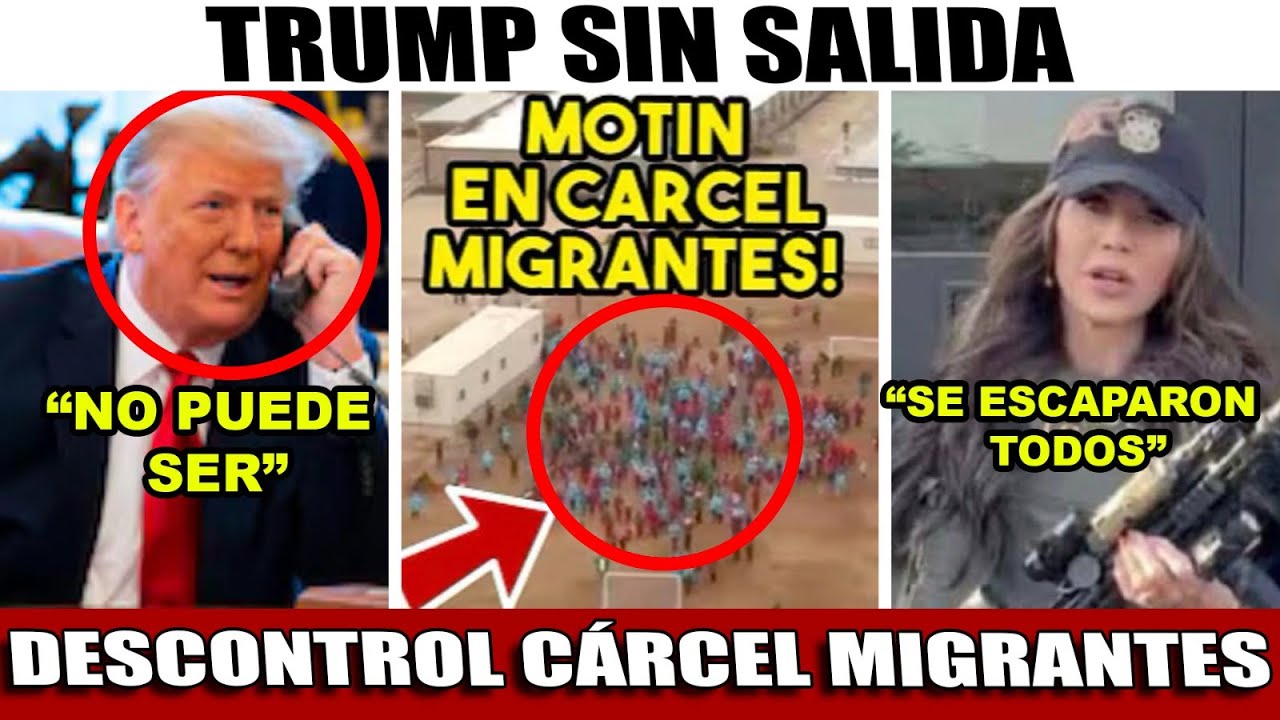 LUNES! TRUMP SIN SALIDA, MIGRANTES ESCAPAN DE LAS CARCELES EN TEXAS ¡KRISTI NOEM PIERDE CONTRLOL!