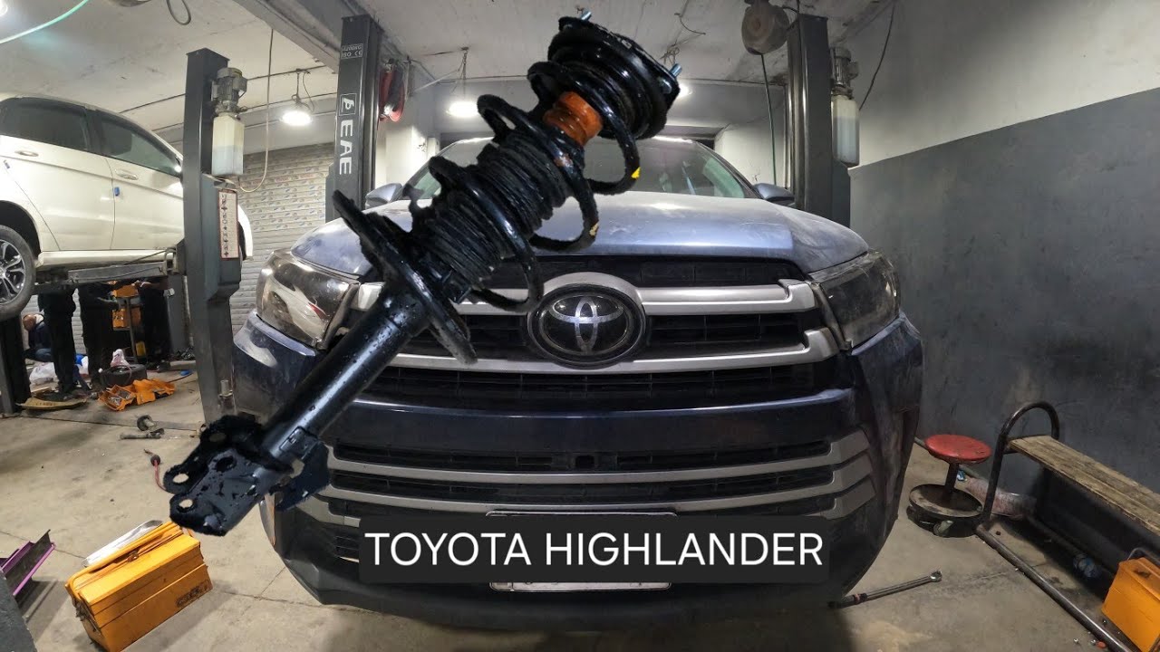 Reemplazo completo de amortiguador ... Toyota Highlander 2014-2019 (especificaciones de torque)