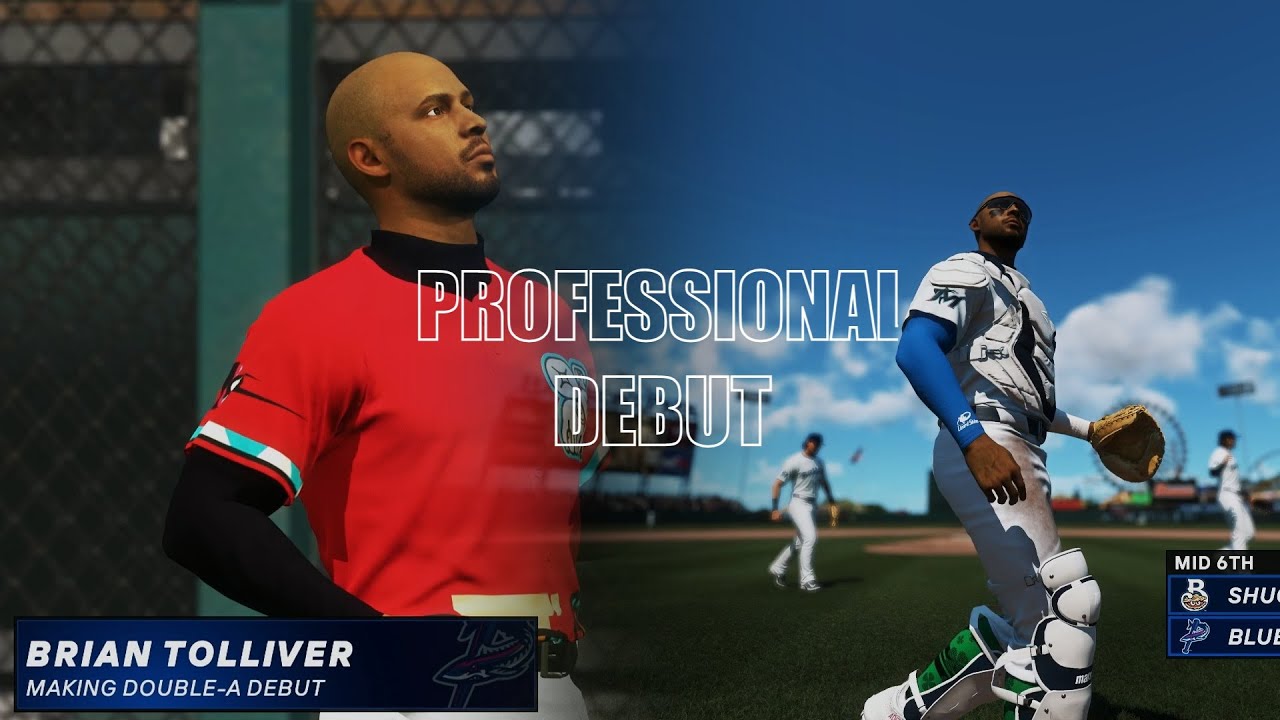 MY PROFESSIONAL DEBUT - MLB THE SHOW - RTTS CATCHER