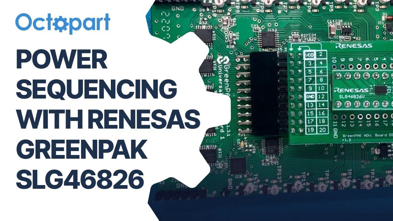 Секвенирование питания с помощью Renesas GreenPAK SLG46826