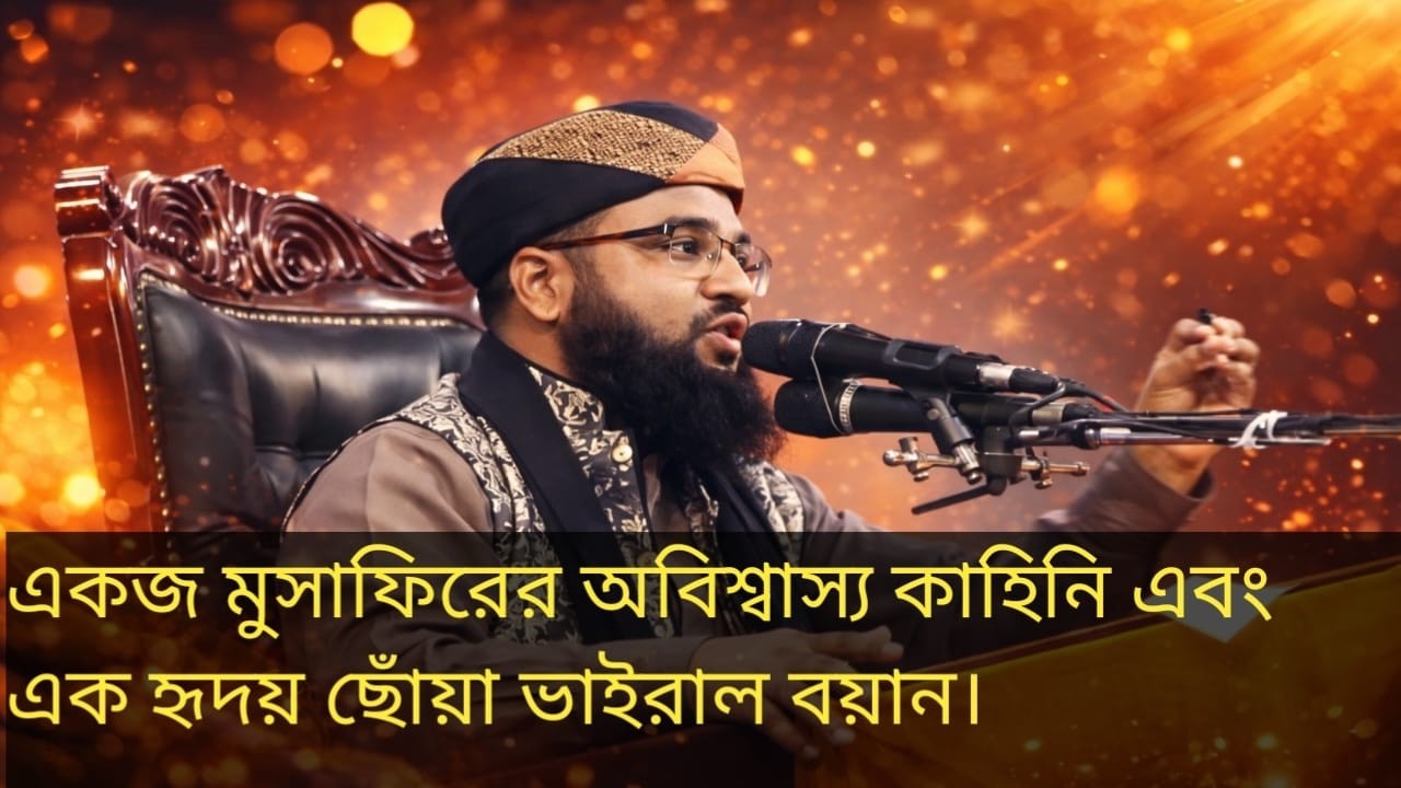 Real Islamic TV 1 মুসাফিরের আশ্চর্য ঘটনা | আল্লাহর রহমতে হারানো উট ফিরে পেলেন | হৃদয়ছোঁয়া ওয়াজ