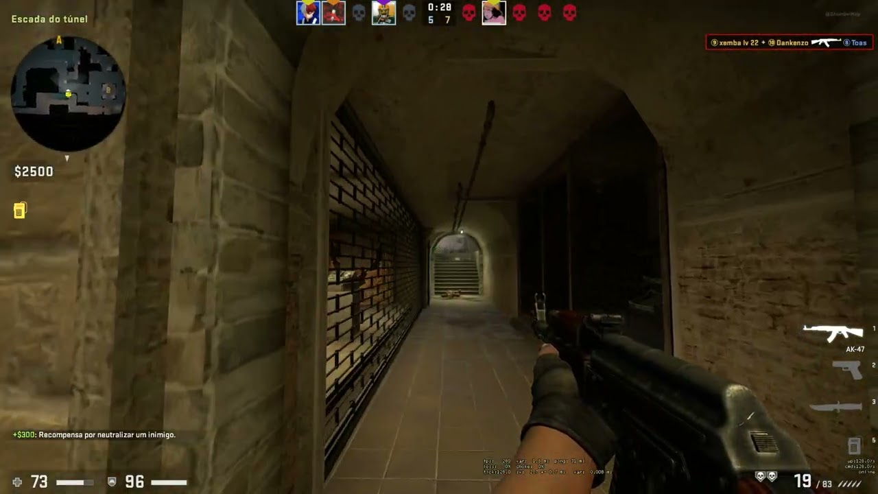CSGO 4K CLUTCH FAIL na MIRAGE