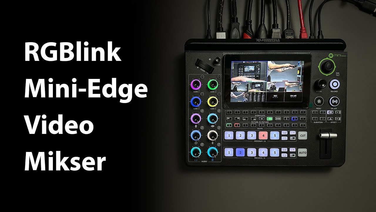RGBlink Mini Edge Video Mikser, Canlı Yayın Cihazı ve Kayıtçı