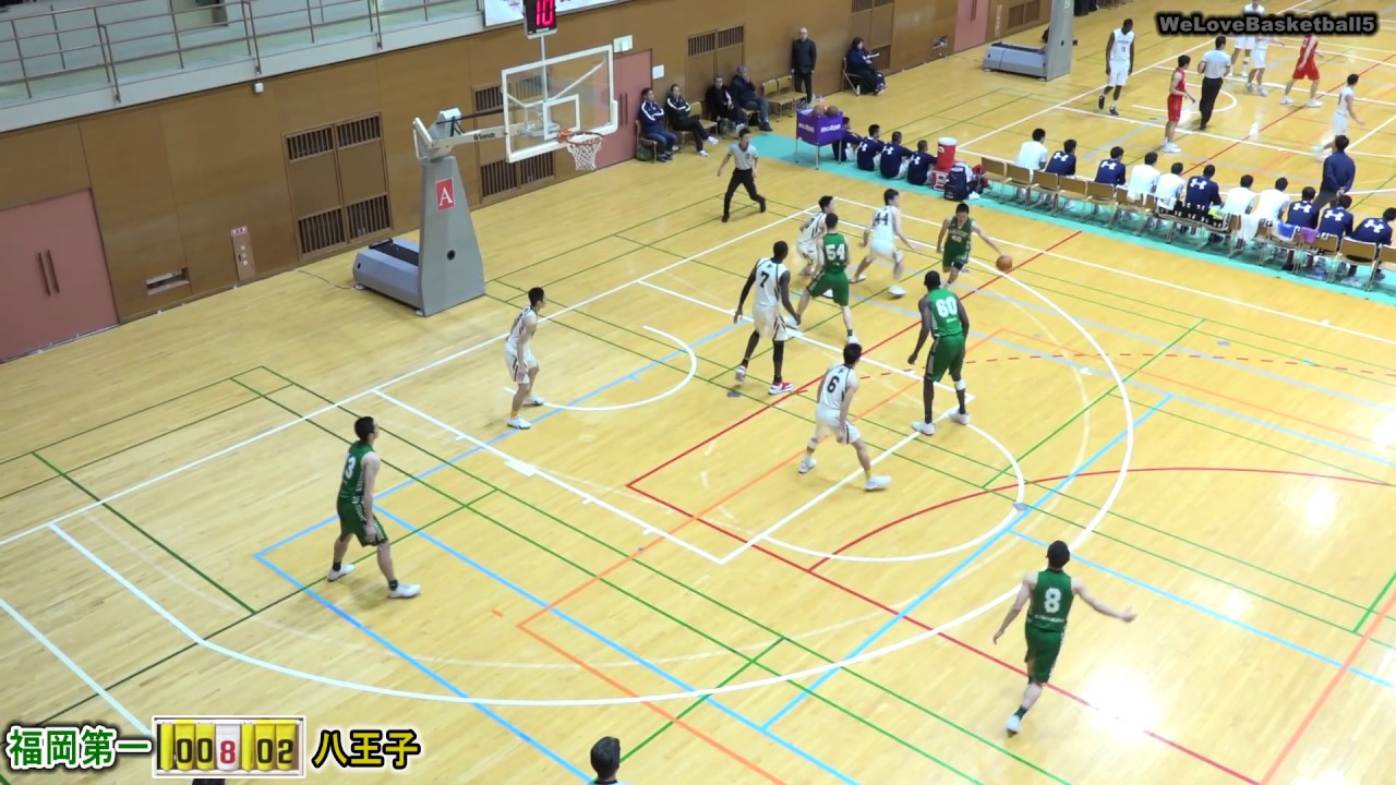 八王子vs福岡第一(Q1)高校バスケ 2019 KAZU CUP決勝リーグ