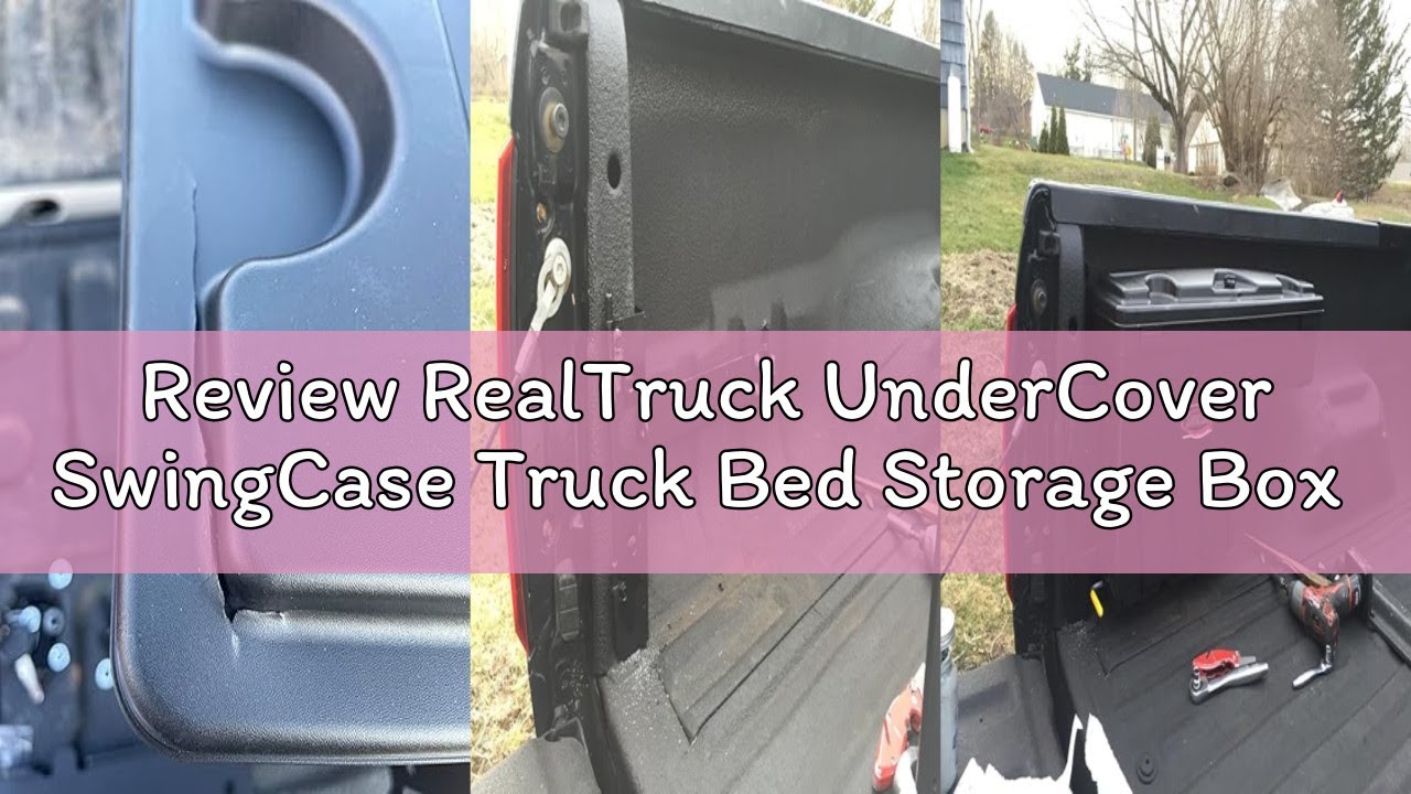 Review RealTruck UnderCover SwingCase Truck Bed Storage Box | SC205P | Fits 2017 - 2025 Ford F-250/3