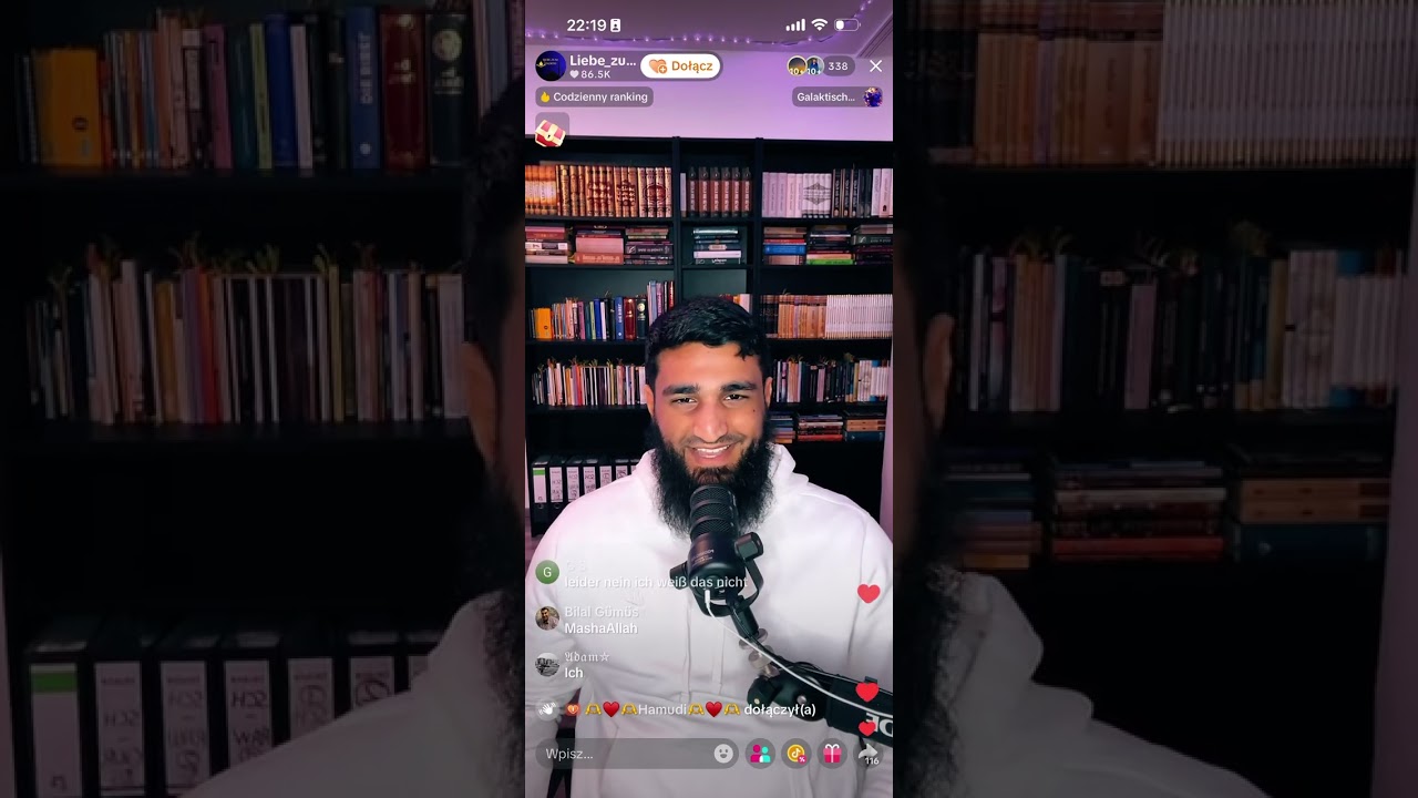 Live von Liebe zum Hadith über das Taraweeh Gebet 