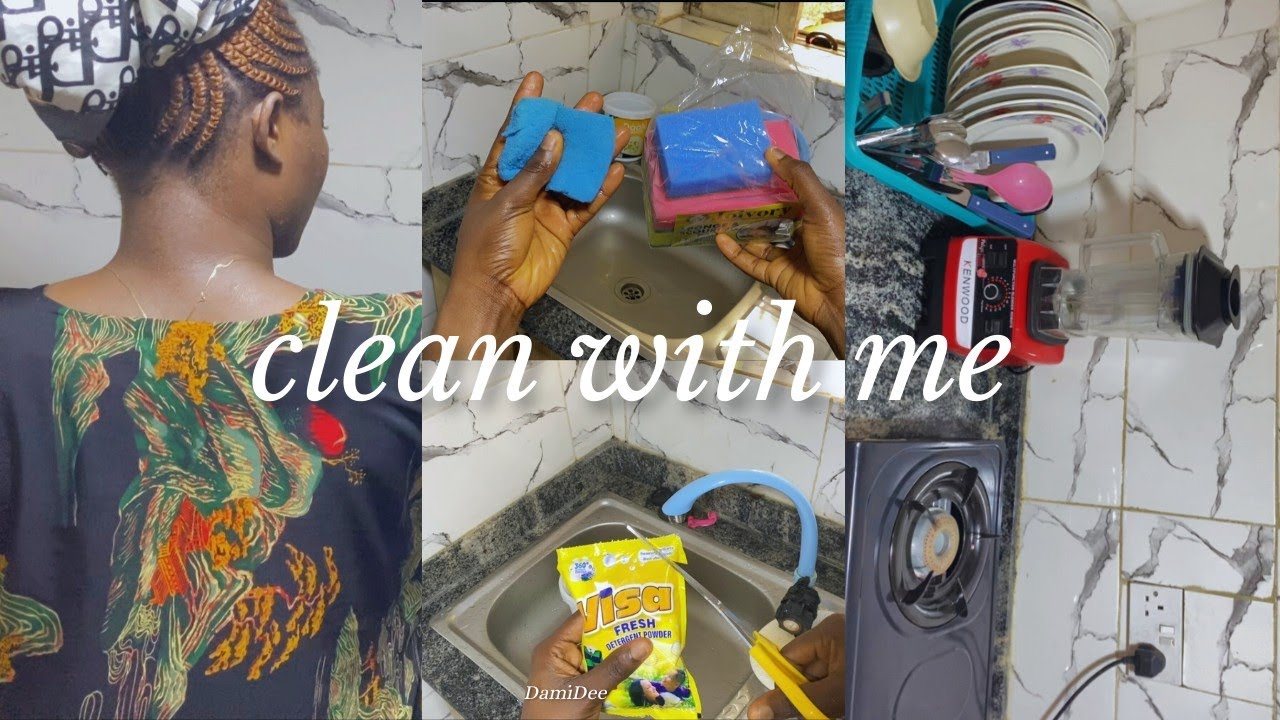 Clean with me, kitchen cleaning | silent vlog | Asmr