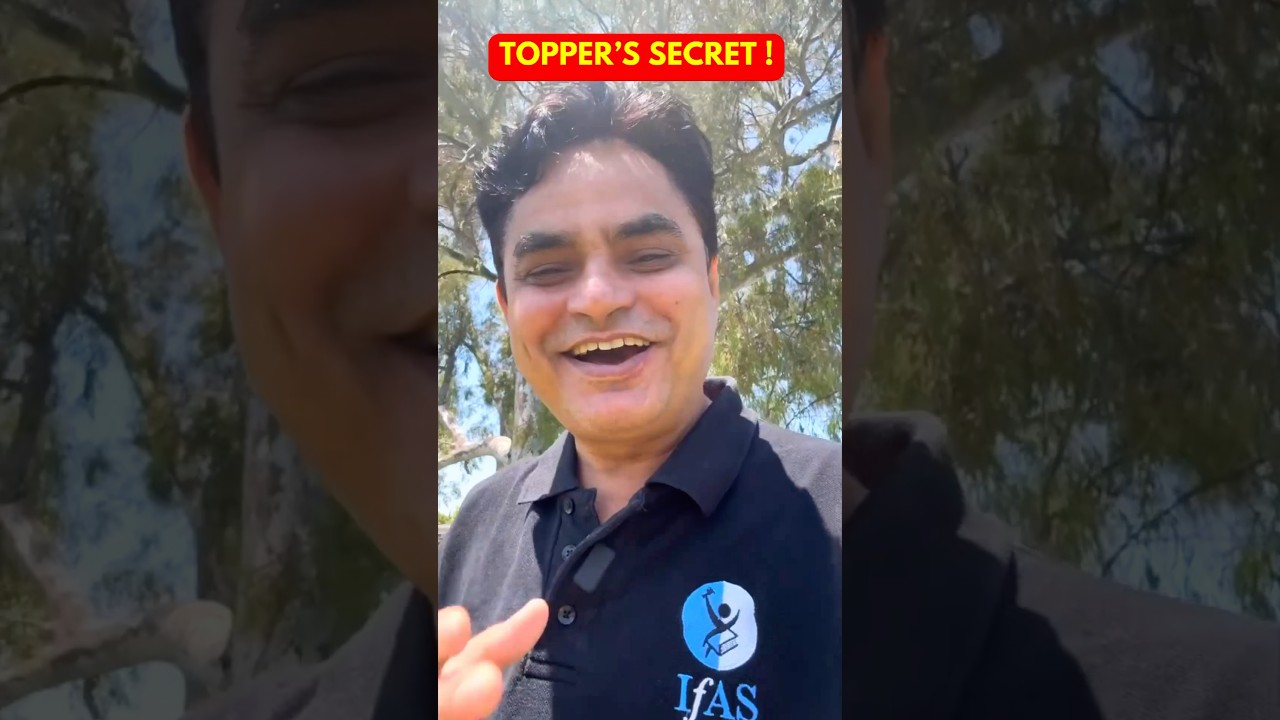 Secrets of Exam Toppers Revealed! 🥇 Score High in 45 Days! #ifas #csir #iit #net2026 #ias #gate