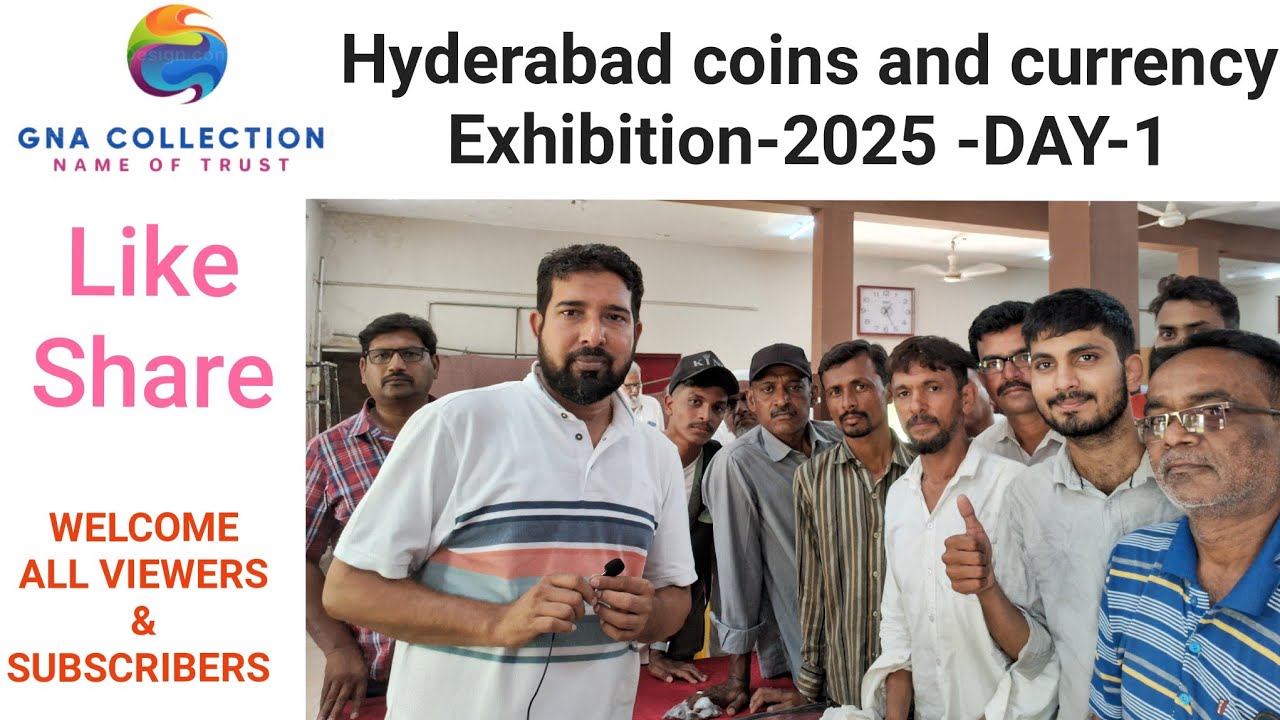😍HYDERABAD COINS AND CURRENCY EXHIBITION-2025- DAY-1 ( 21-4-2025) WELCOME ALL VIEWERS & SUBSCRIBERS