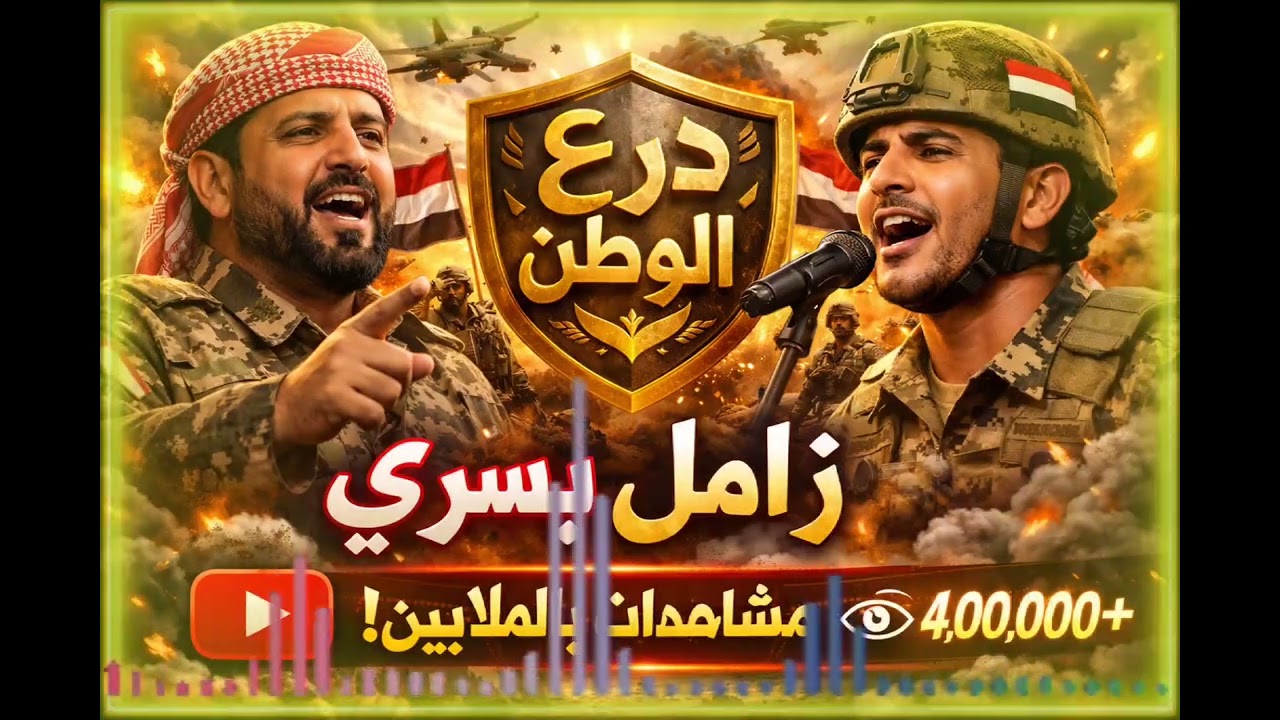 زامل حماسي | مع درع الوطن بسري | جديد وحصري 2026
