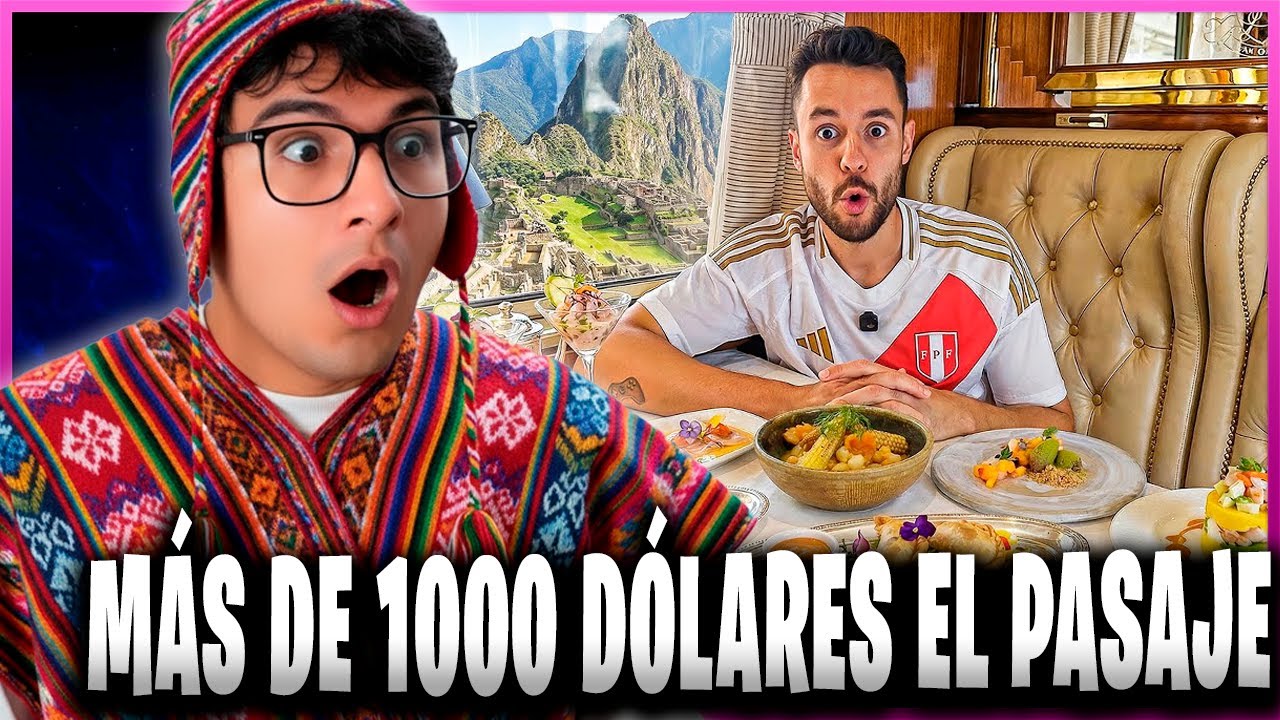 TheGrefg se fue a MACHU PICCHU EN EL TREN MÁS LUJOSO del PERÚ