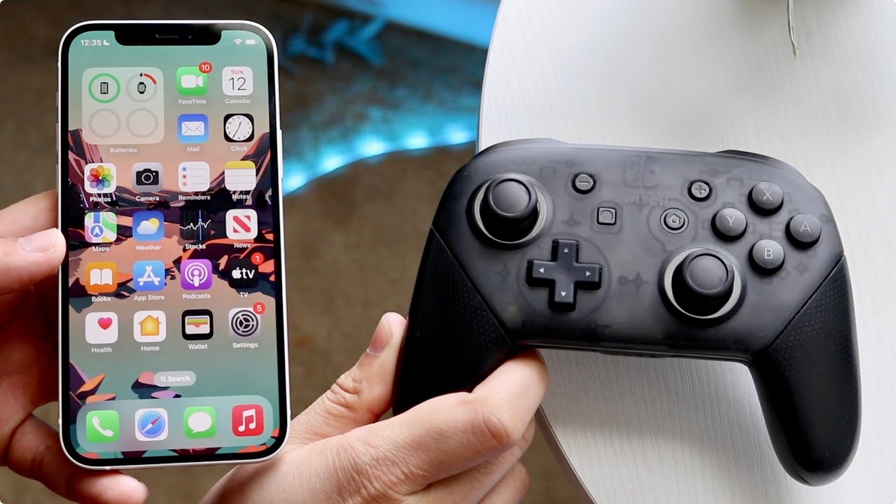 Как подключить контроллер Nintendo Switch Pro к iPhone!