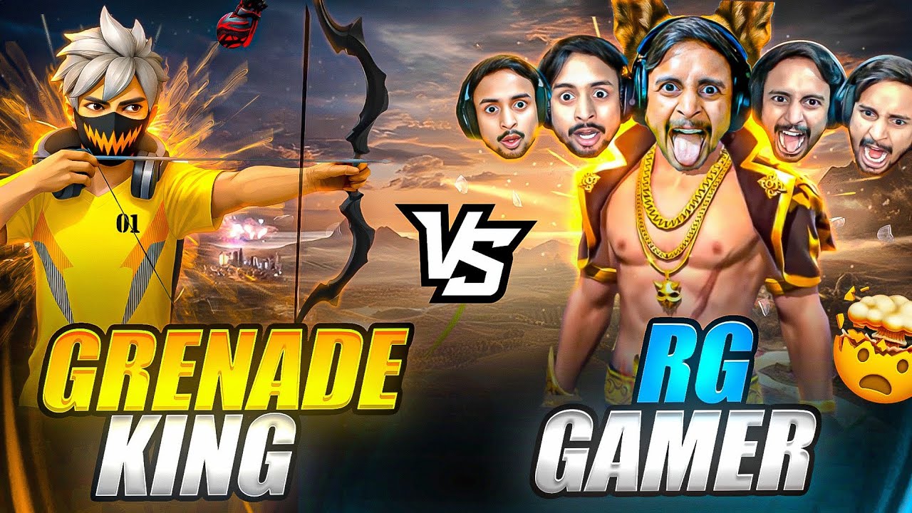 Rg Gamer Deleted ⚠️ His Channel After This Angry Movement 🤬 1vs4 With Nade 🤯- Garena Free fire