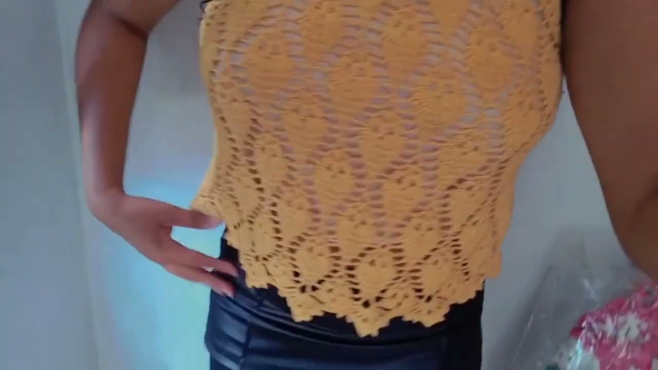 Terminei mais uma blusinha. FICOU LINDA.#fypyoutube