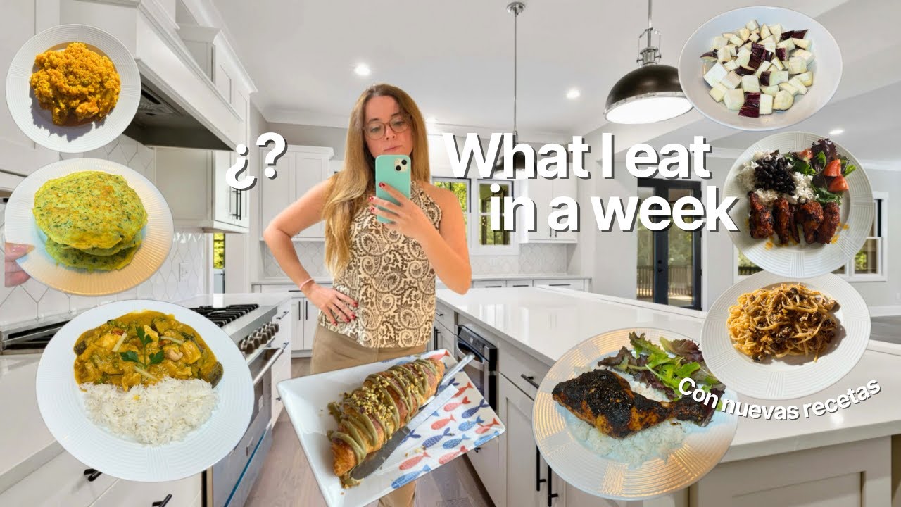 Lo que como en una semana ✨ recetas caseras fáciles