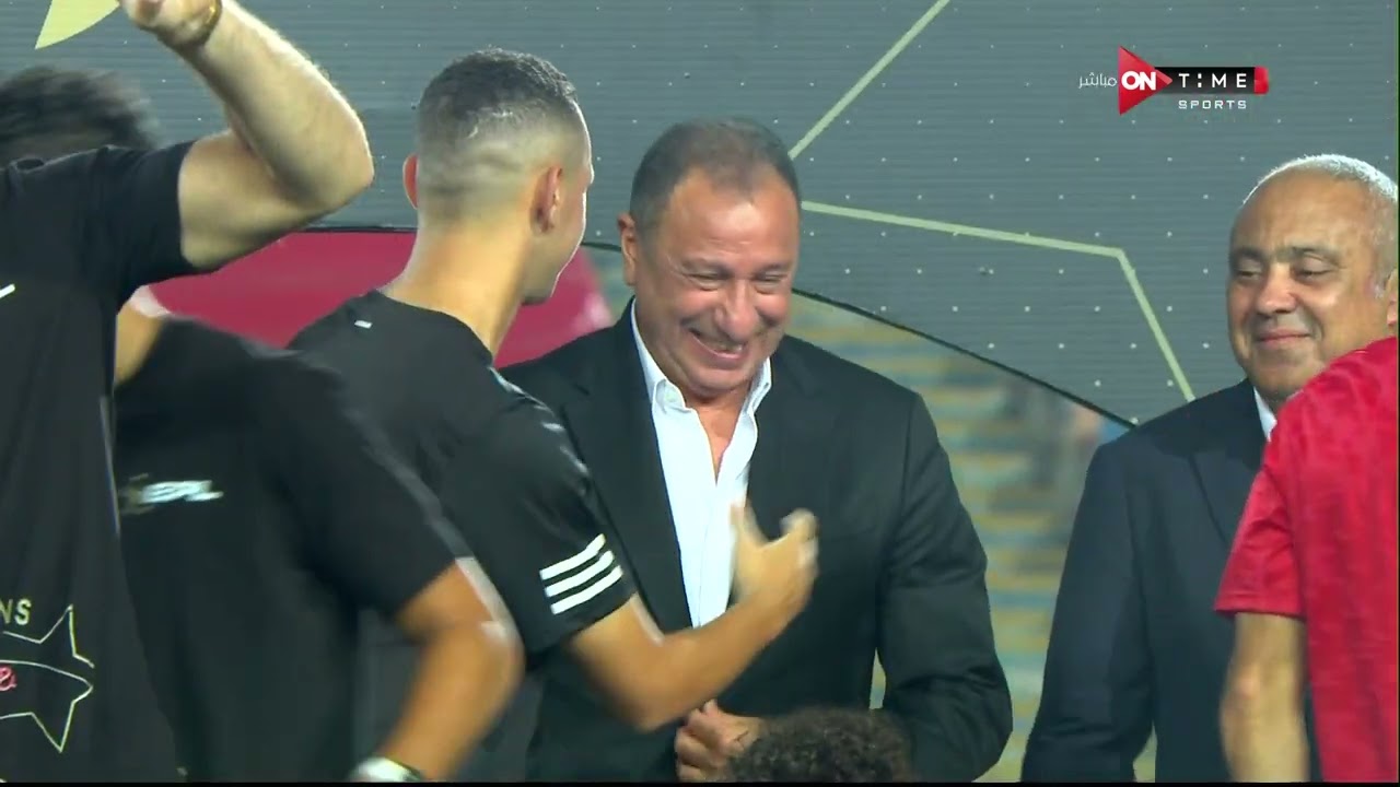 مراسم تتويج الأهلي بلقب دوري رابطة الأندية المصرية المحترفة 23-2022