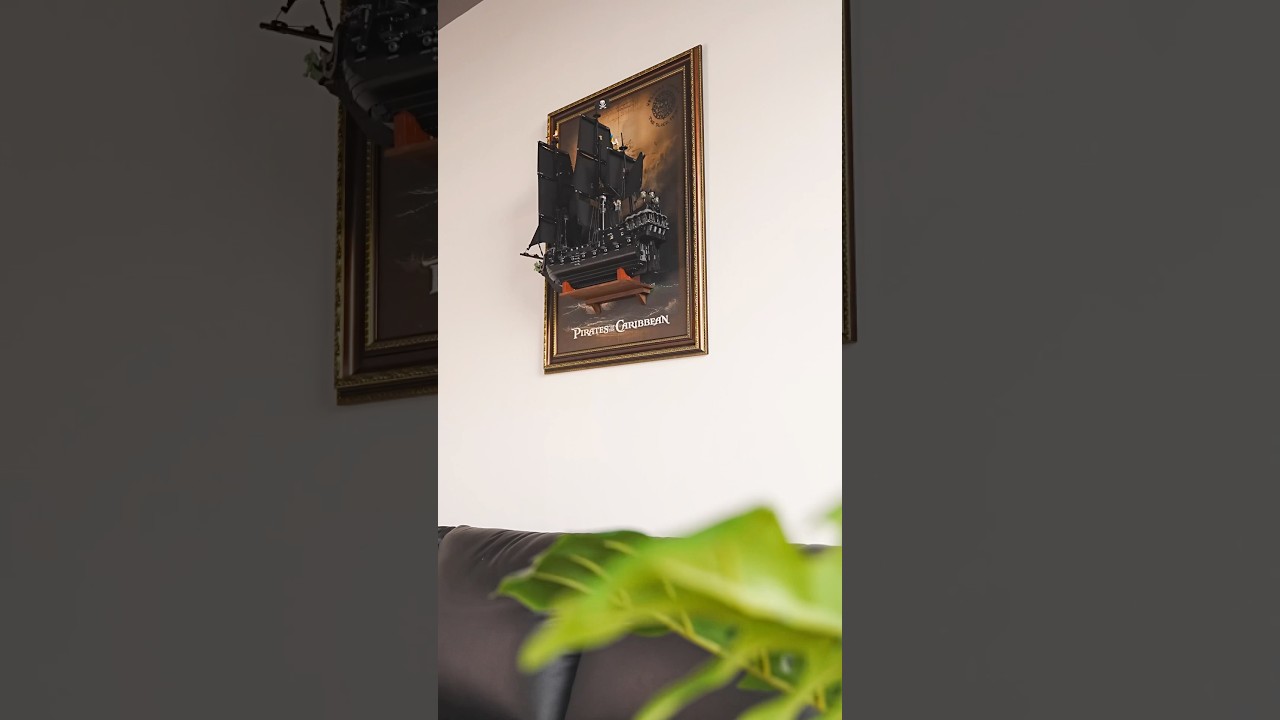 Enjoy my new collection.Frame for Lego captain jack sparrow&rsquo;s pirate ship#lego#piratesofthecaribbean