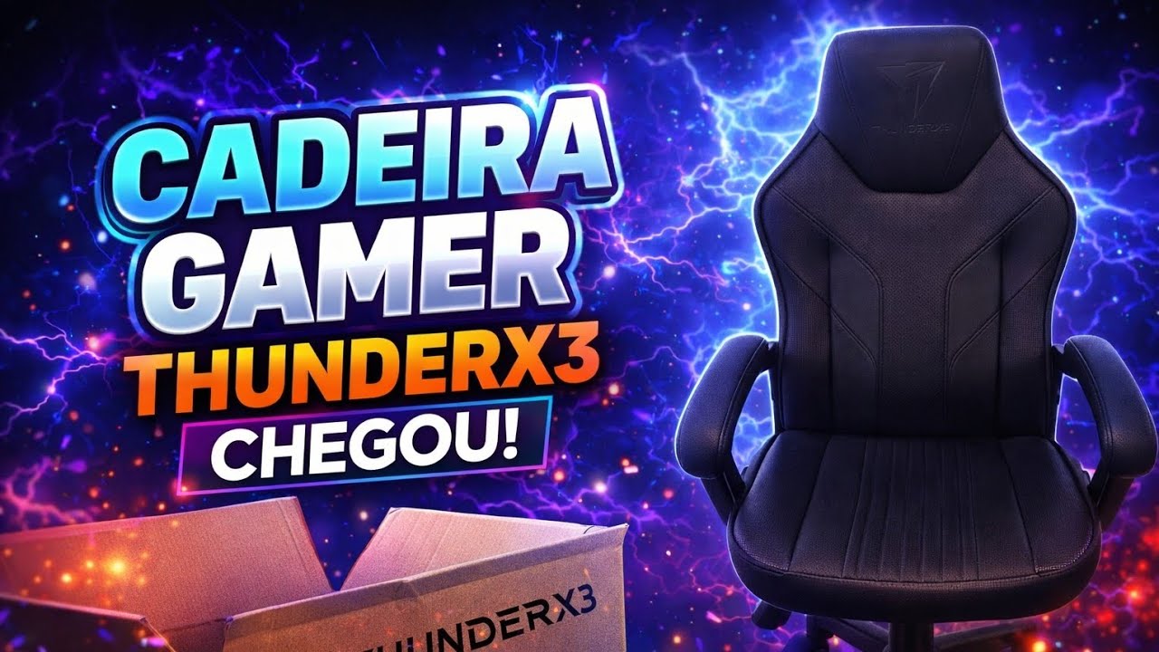 Cadeira Gamer ThunderX3 EC1 Boss | Unboxing e Primeiras Impressões