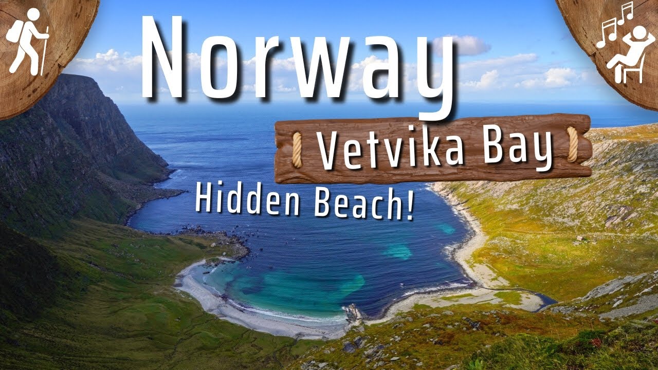 Experience this PARADISE Beach Hike | Vetvika Bay NORWAY | Bremangerlandet [Virtual Walk 4K]
