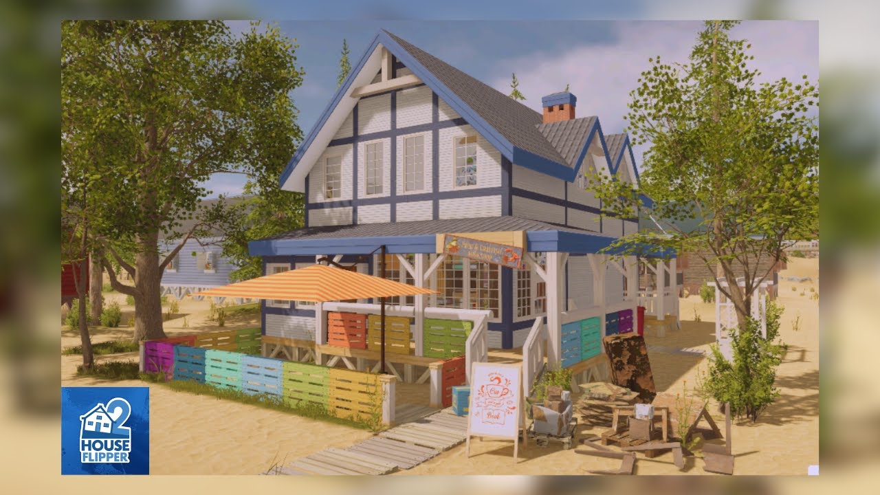 House Flipper 2 - Livraria e Cafeteria