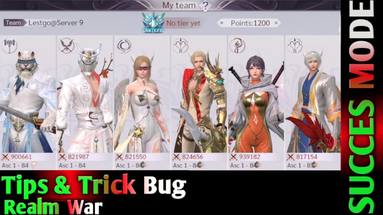 Perfect World Mobile VNG | Tips & Trick Bug Point Realm War