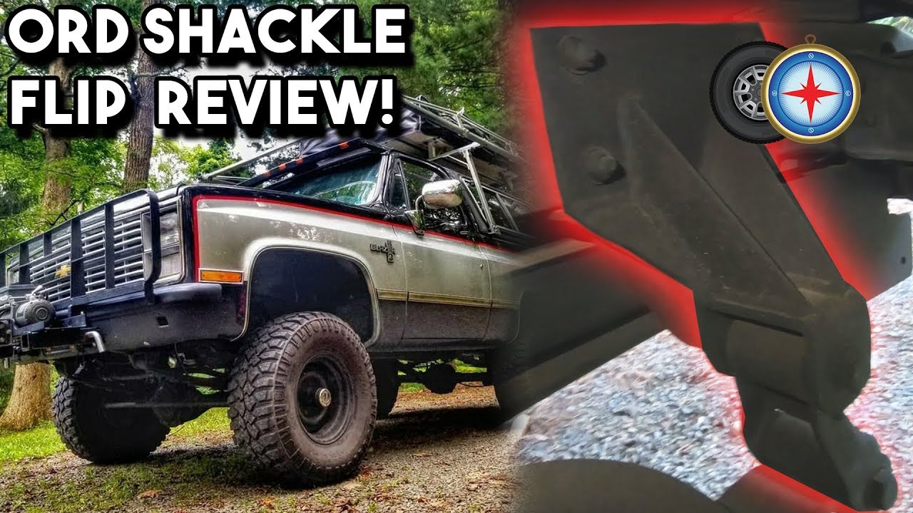 Как поднять Blazer K5 (обзор ORD Shackle Flip) | Грузовик Chevy 73-87