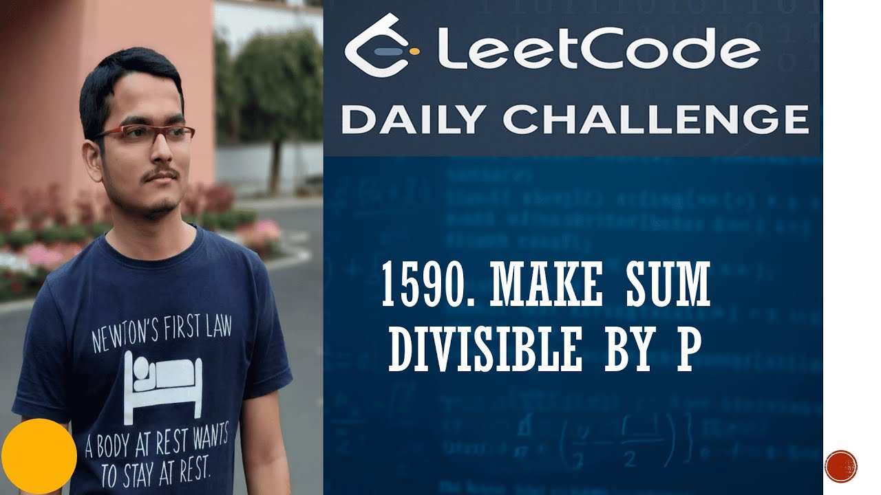 1590. Make Sum Divisible by P | Hashmap | Leetcode Daily Challenge