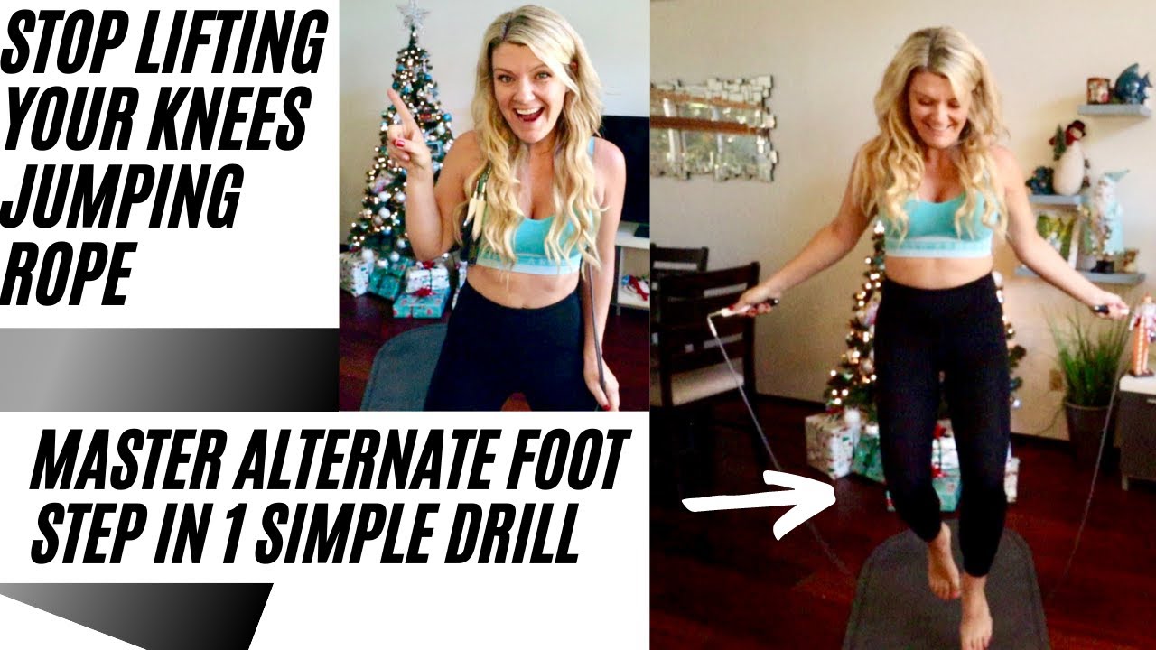 How to jump rope without lifting your knees