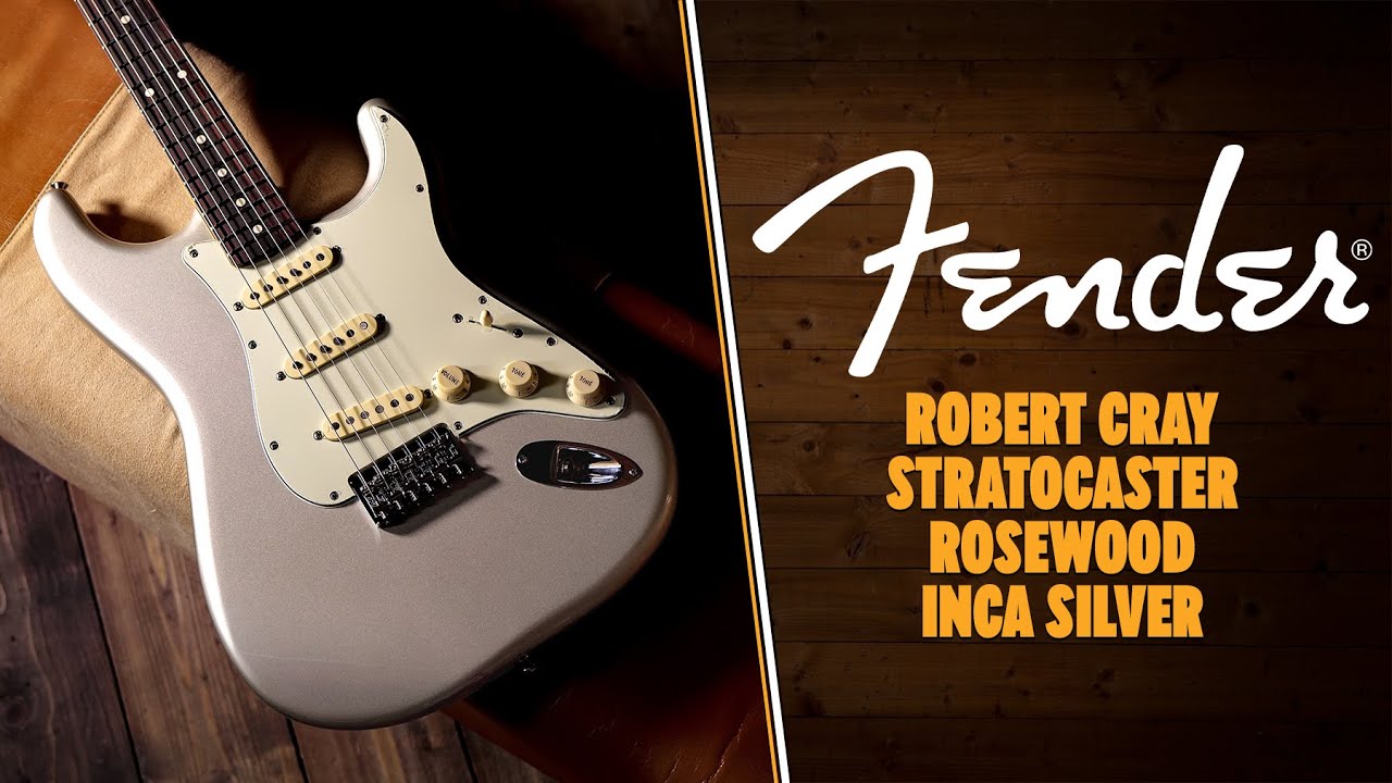Fender Robert Cray Stratocaster - Rosewood - Inca Silver