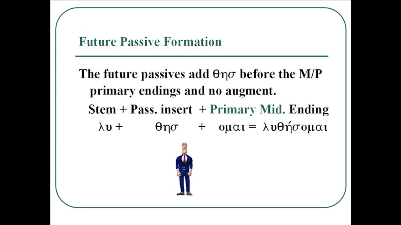 Learn Greek -- Chapter 16 Aorist Passive Verbs