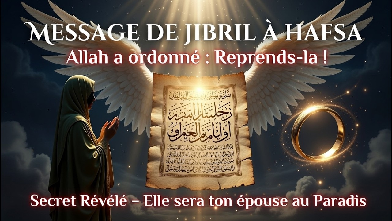 Le Message de Jibril à Hafsa : Pourquoi Allah a Ordonné au Prophète ﷺ de la Reprendre ?