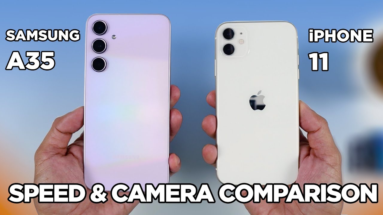 Samsung A35 vs iPhone 11 SPEED TEST & CAMERA Comparison | Zeibiz