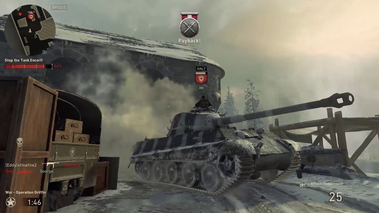 Call of Duty: WWII War on Operation Griffin w/Bots (1080p60)