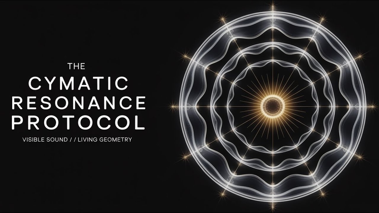 The Cymatic Resonance Protocol | Crystalline Grid Frequencies (NO WIND)
