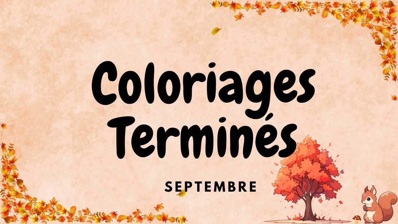 Colos terminés ~ Septembre