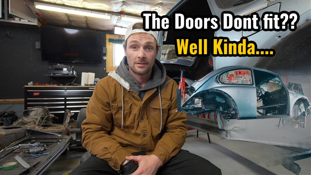 Test Fitting The Doors | 1974 Vw Beetle Build : Heater channels