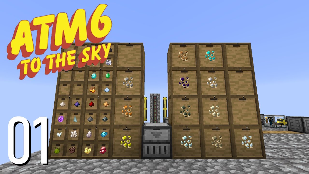 All The Mods 6 To The Sky Episode 1: A Classic Skyblock Start