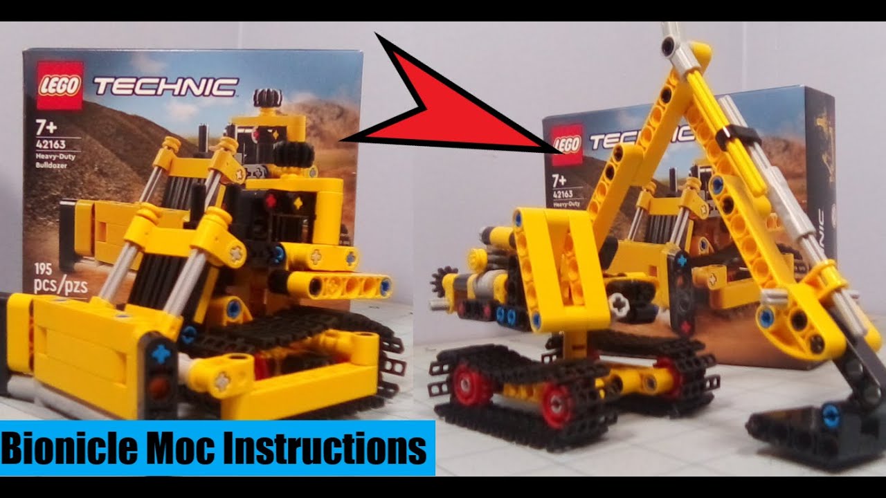 Lego Technic 42163 Excavator Alternate build Moc Instructions
