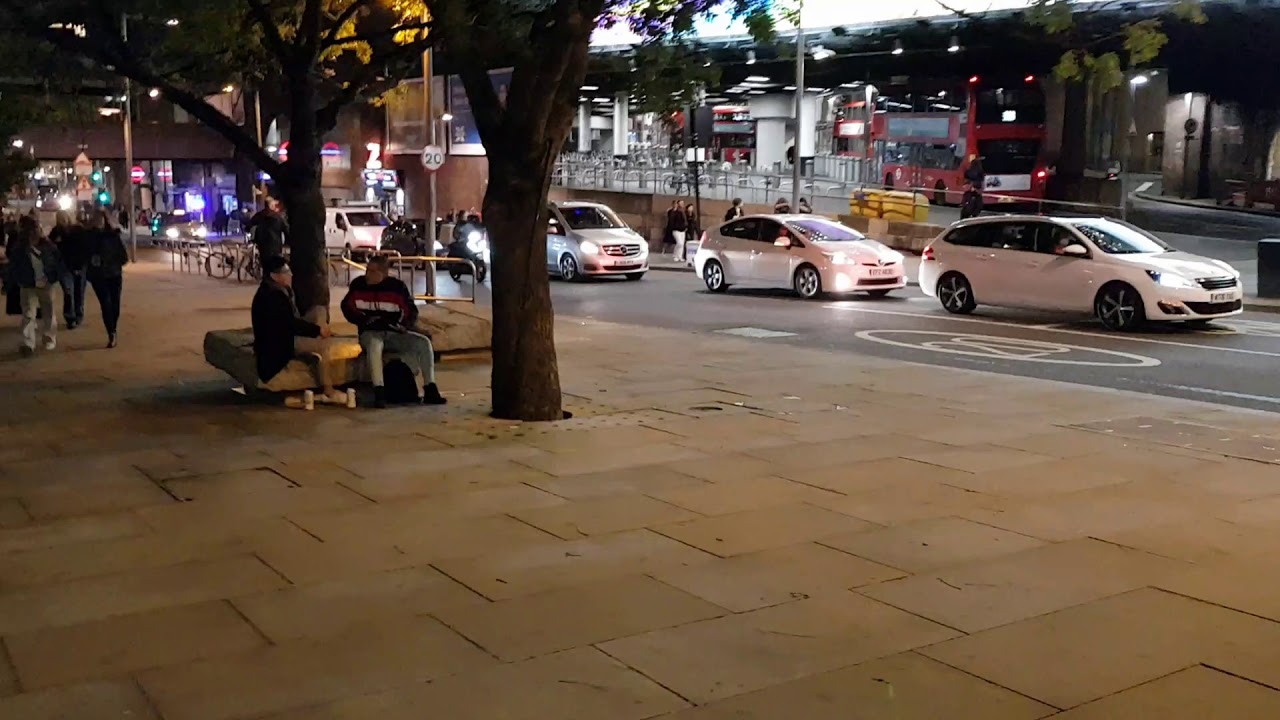 London at night