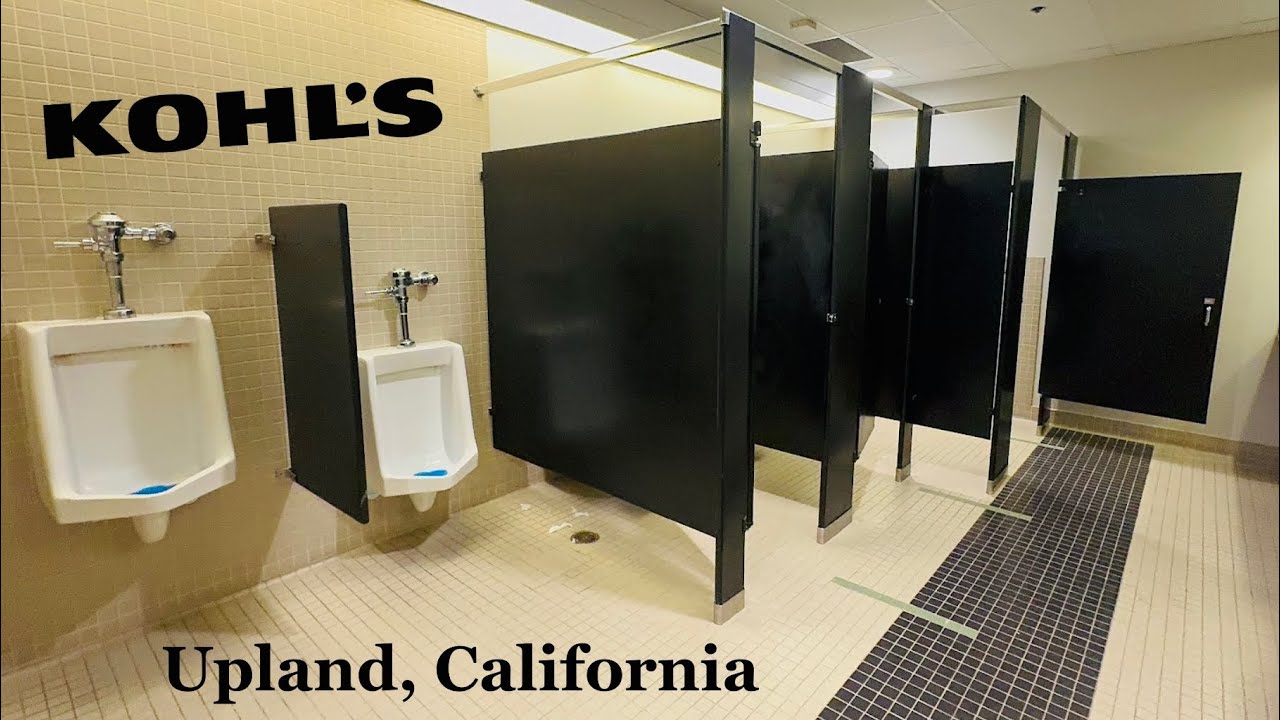Women’s, All Gender, Men’s Restroom | AS Lynbrook Urinal & Afwall Toilet Flush | Kohl’s, Upland, CA