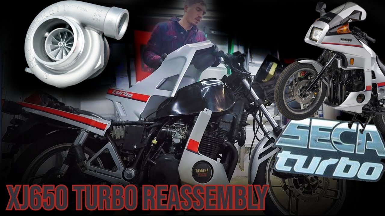 Сборка Yamaha XJ650 Turbo после покраски!
