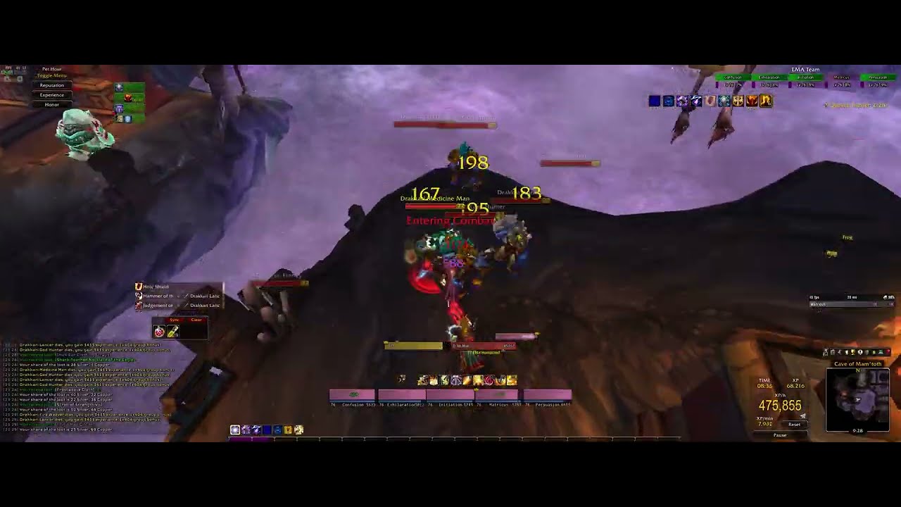 Gundrak - WoW Multiboxing WotLK Classic - Leveling 5x Paladin