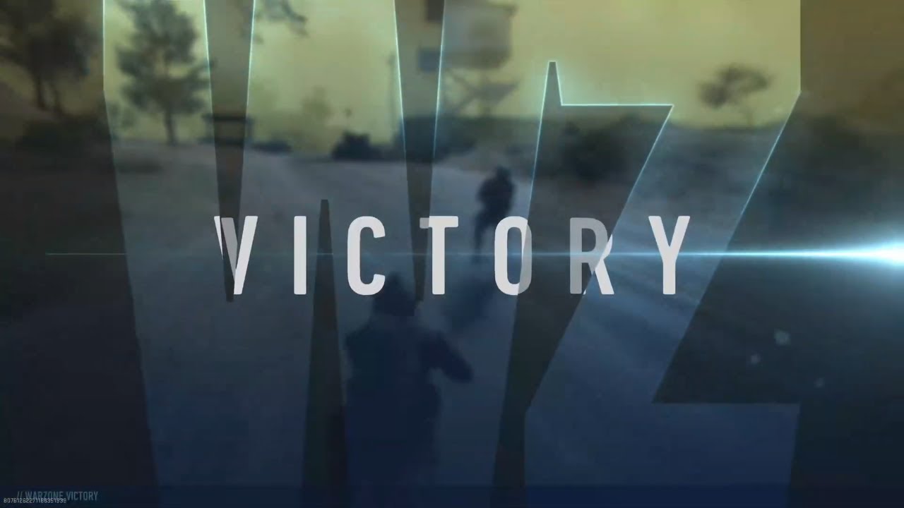 No targets remain. The sweet silence after the final kill. Call Of Duty: WARZONE | Victory