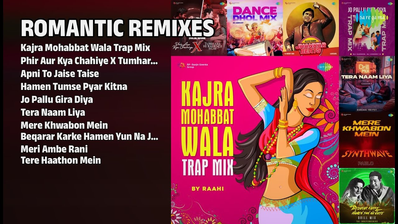 रोमांटिक रीमिक्स 2024 ✨ | DJ Harshit Shah Songs | Kajra Mohabbat Wala Trap Mix