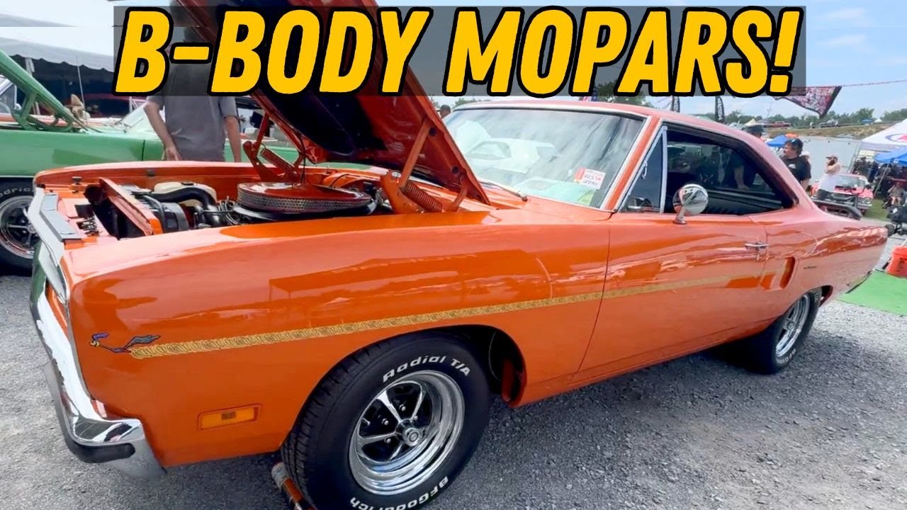 Mopar B-Body Muscle Cars | Chrysler B-bodies at the Chrysler Nationals in Carlisle